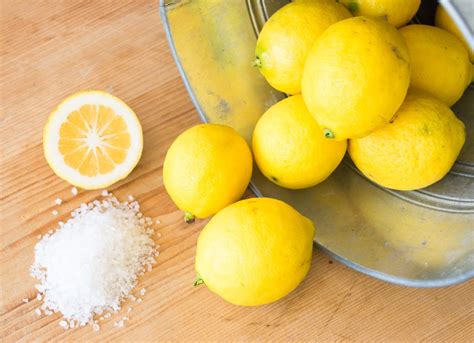 limon ve tuz ile cilt bakımı